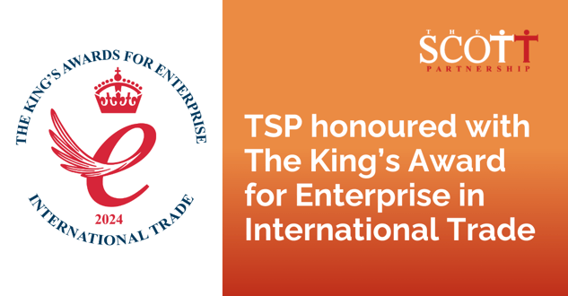 NEWS: The Scott Partnership honoured with The King's Award for Enterprise in International Trade
